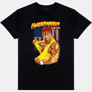 Hulk Hogan Hulkamania Forever Shirt Retro Wrestling Legend Tee Vintage 80s 05